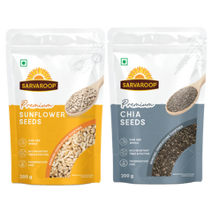 Sunflower & Chia Seeds Combo - 400g (200g each)