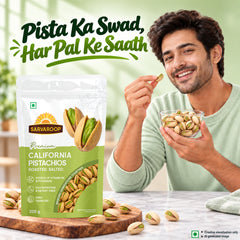 California Pistachios. Roasted & Salted.