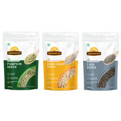 Pumpkin, Sunflower & Chia Seeds - Combo - 600g (200g each)