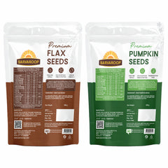 Flax & Pumpkin Seeds Combo - 400g (200g each)