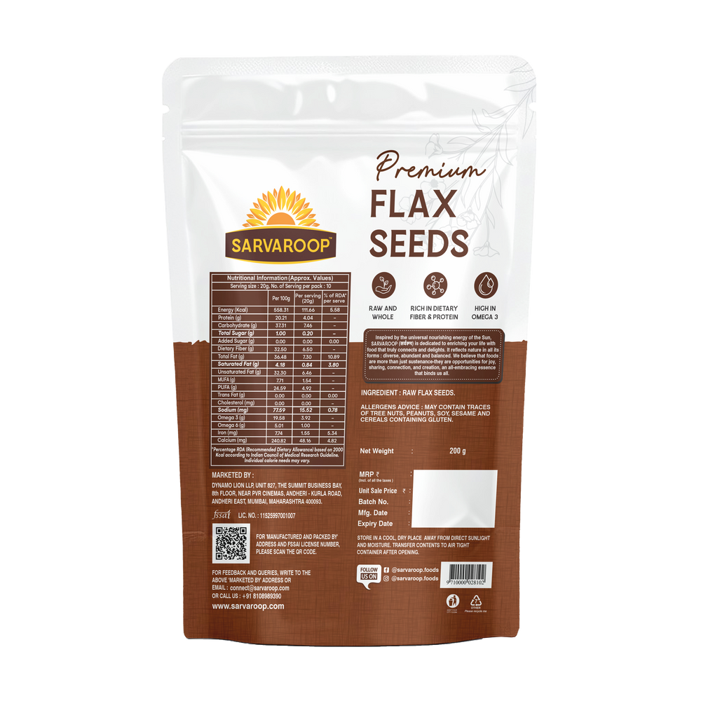 Premium Flax seeds | Sarvaroop