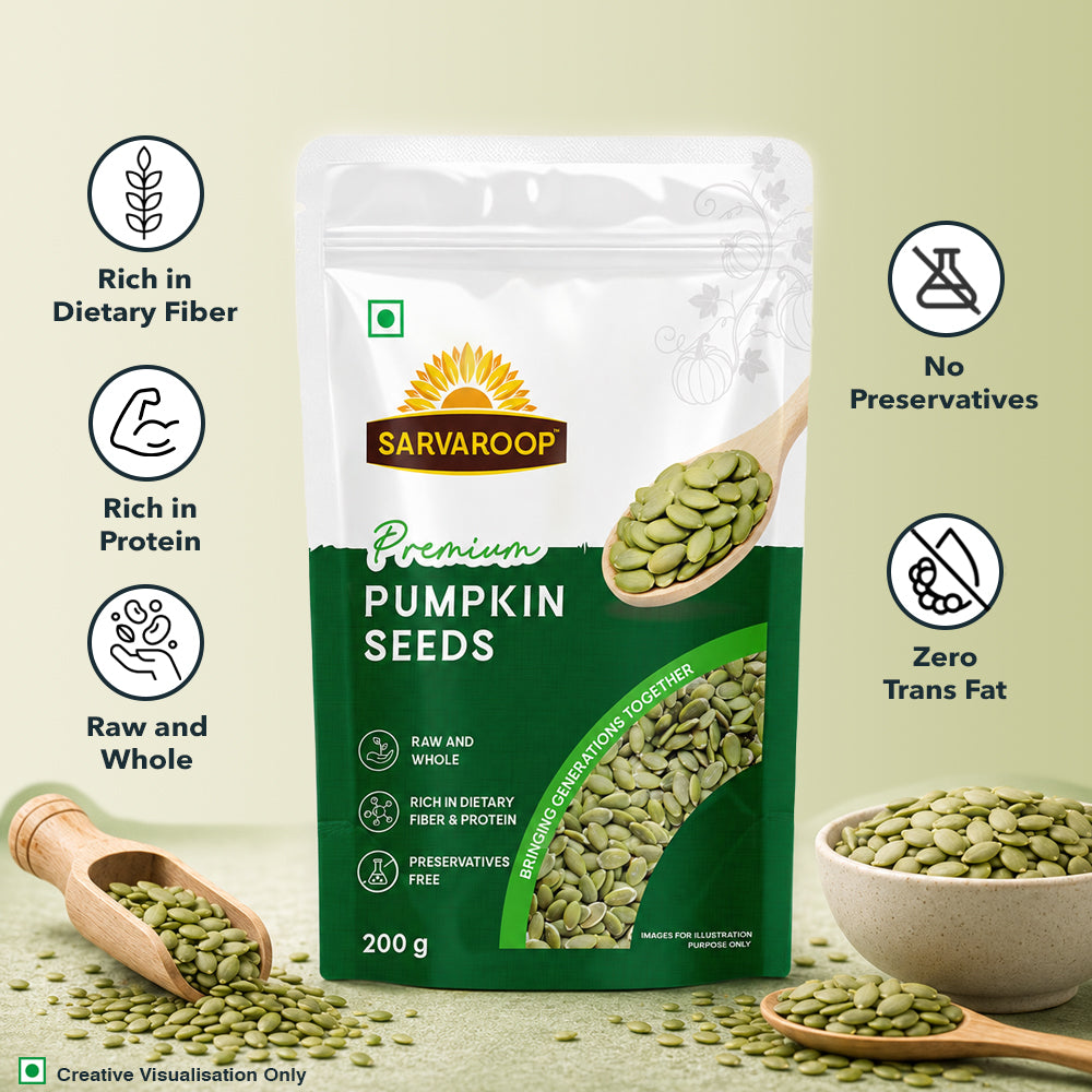 Premium Pumpkin Seeds | Sarvaroop | Product Benefits